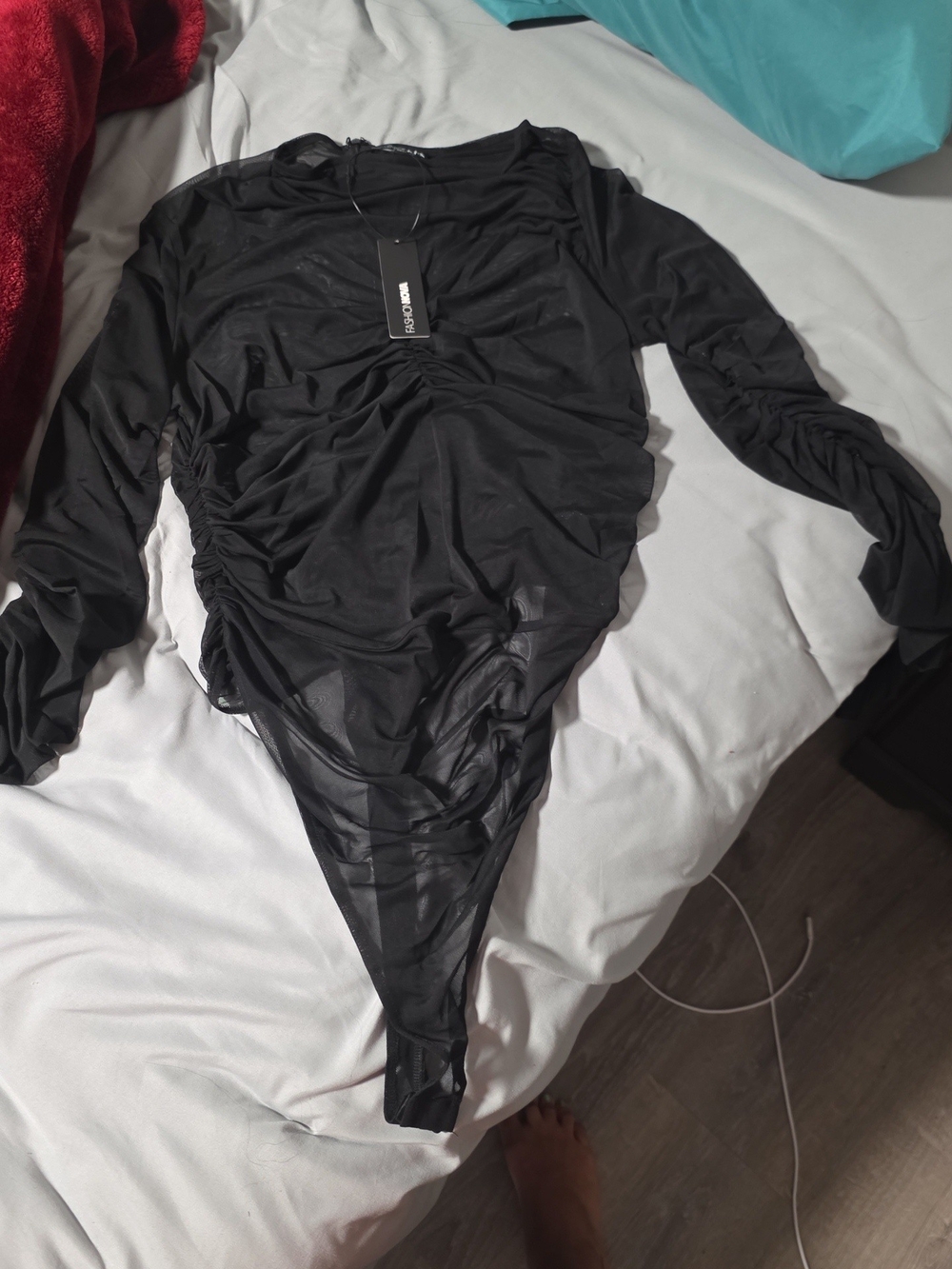 Black Long Sleeve Bodysuit